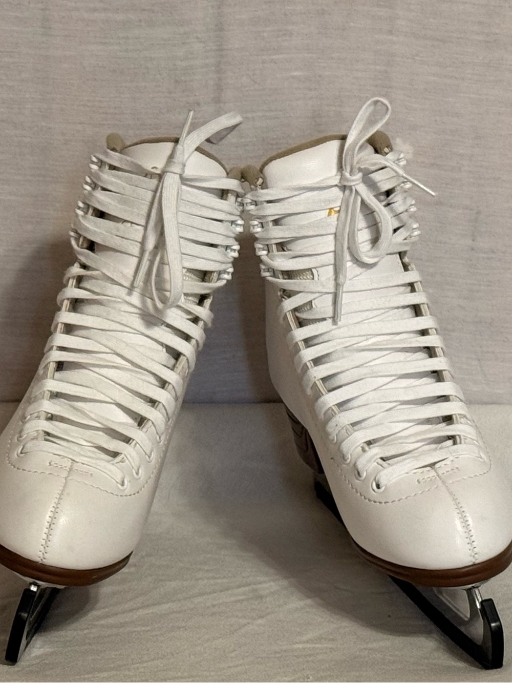 ackson Excel White Figure Skates Size 6.5 Ultima Mark II Blades